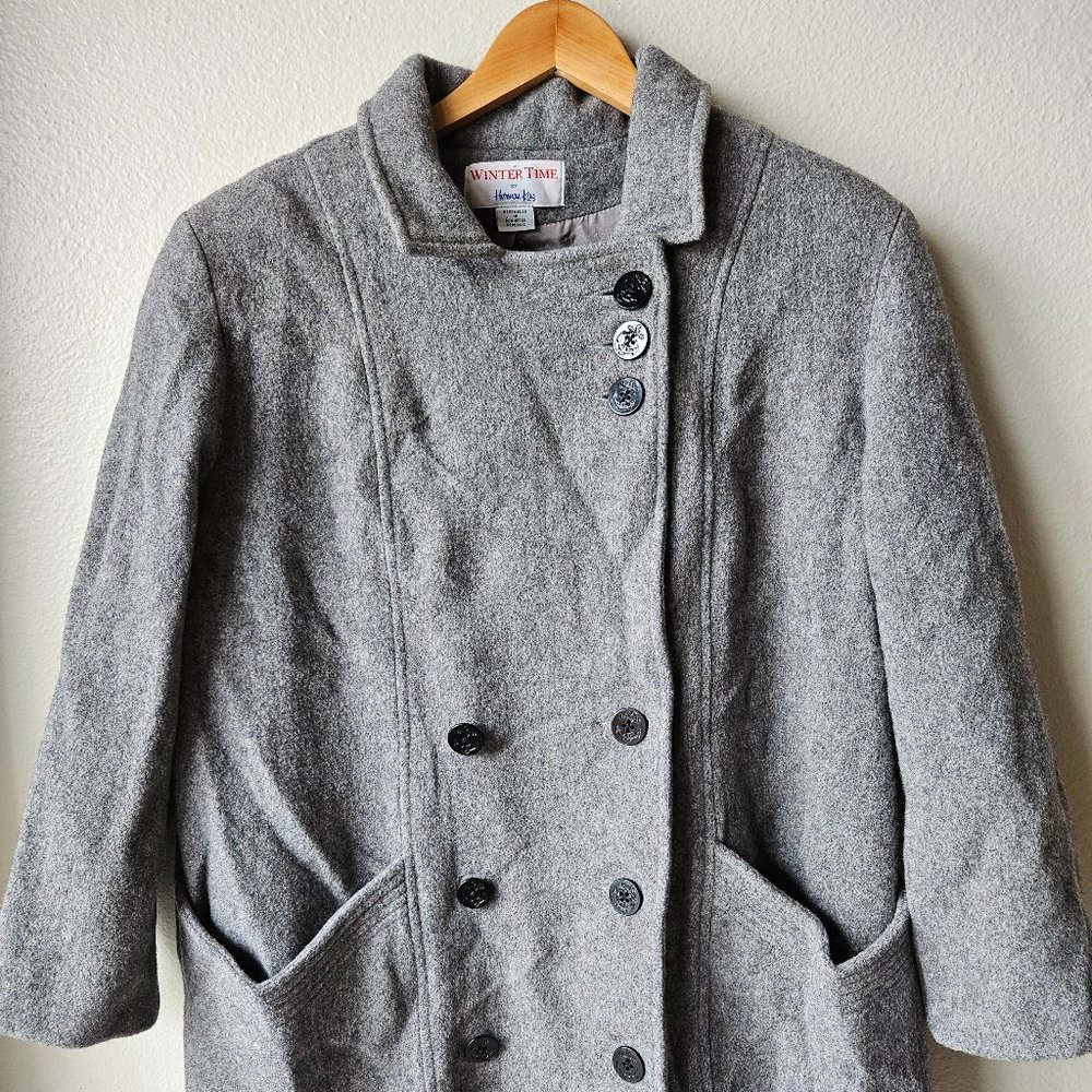 Vintage Winter Time pea coat